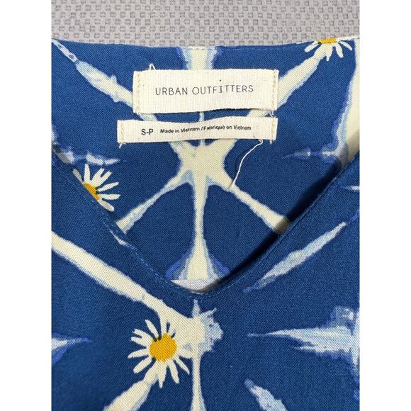 Urban Outfitters Blue Daisy Print Mini Sundress | Size S - Picture 5 of 6
